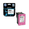 3YM60AE — Cartouche d’encre trois couleurs HP 305 authentique