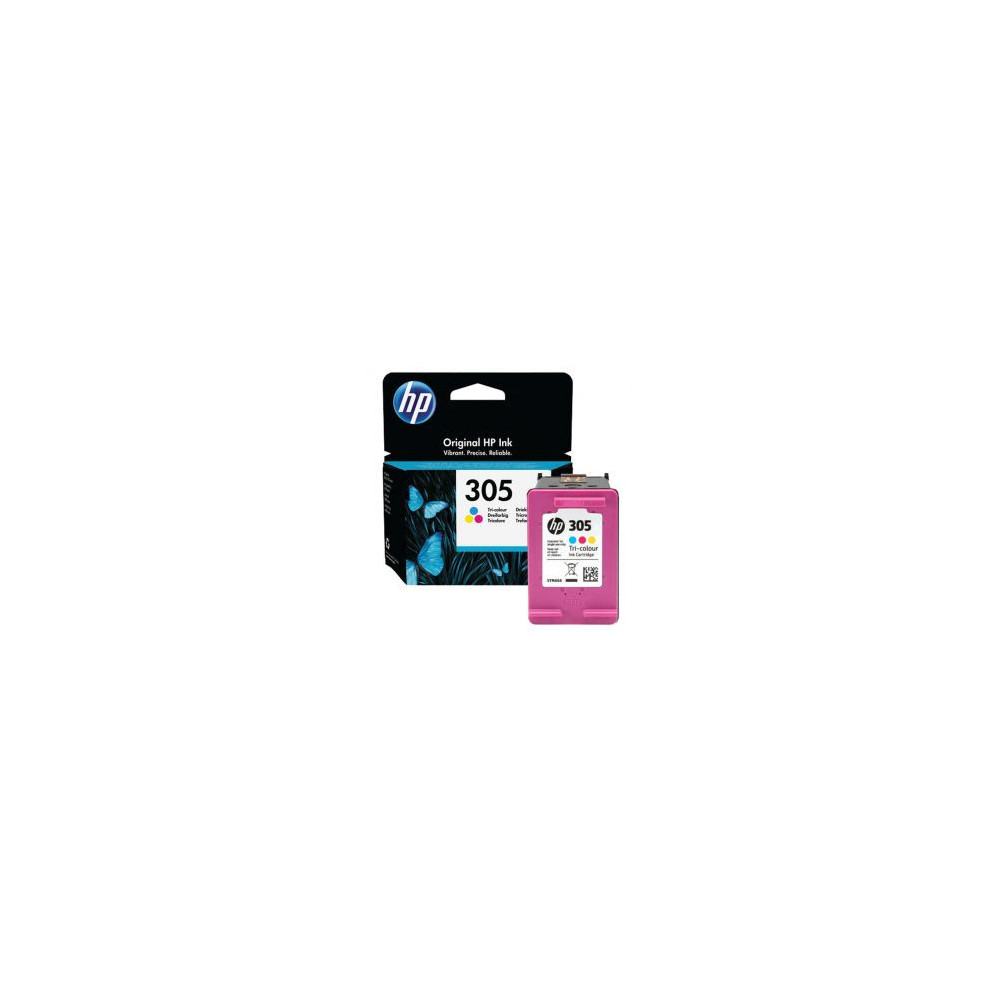 3YM60AE — Cartouche d’encre trois couleurs HP 305 authentique