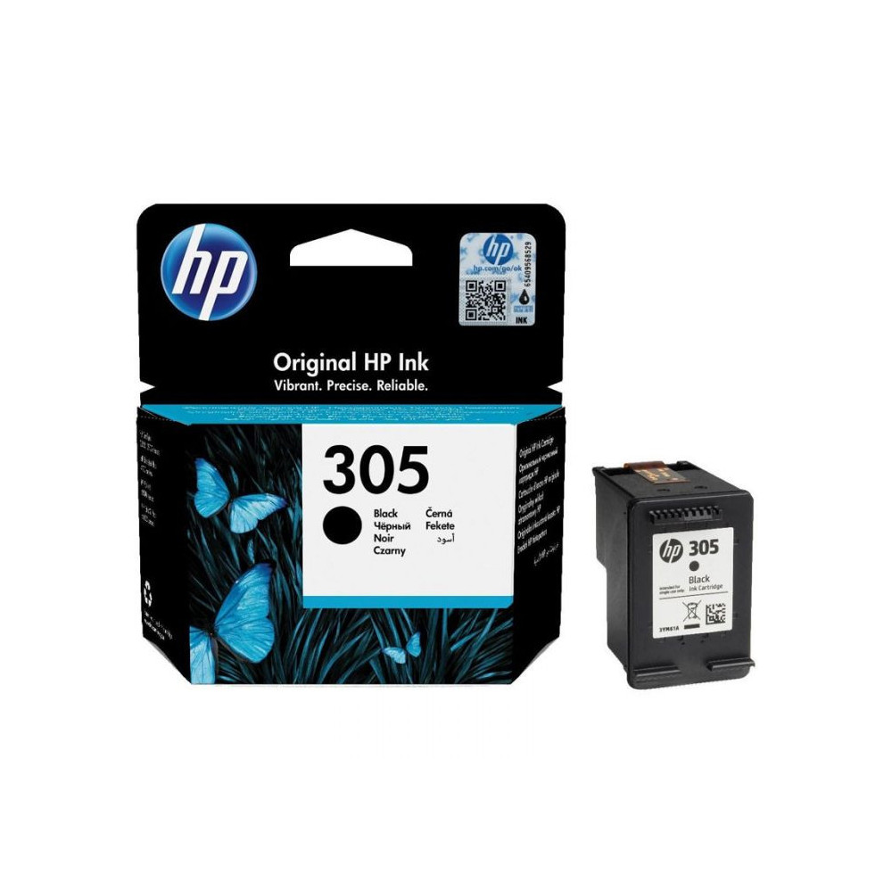 3YM61AE — Cartouche d’encre noire HP 305 authentique