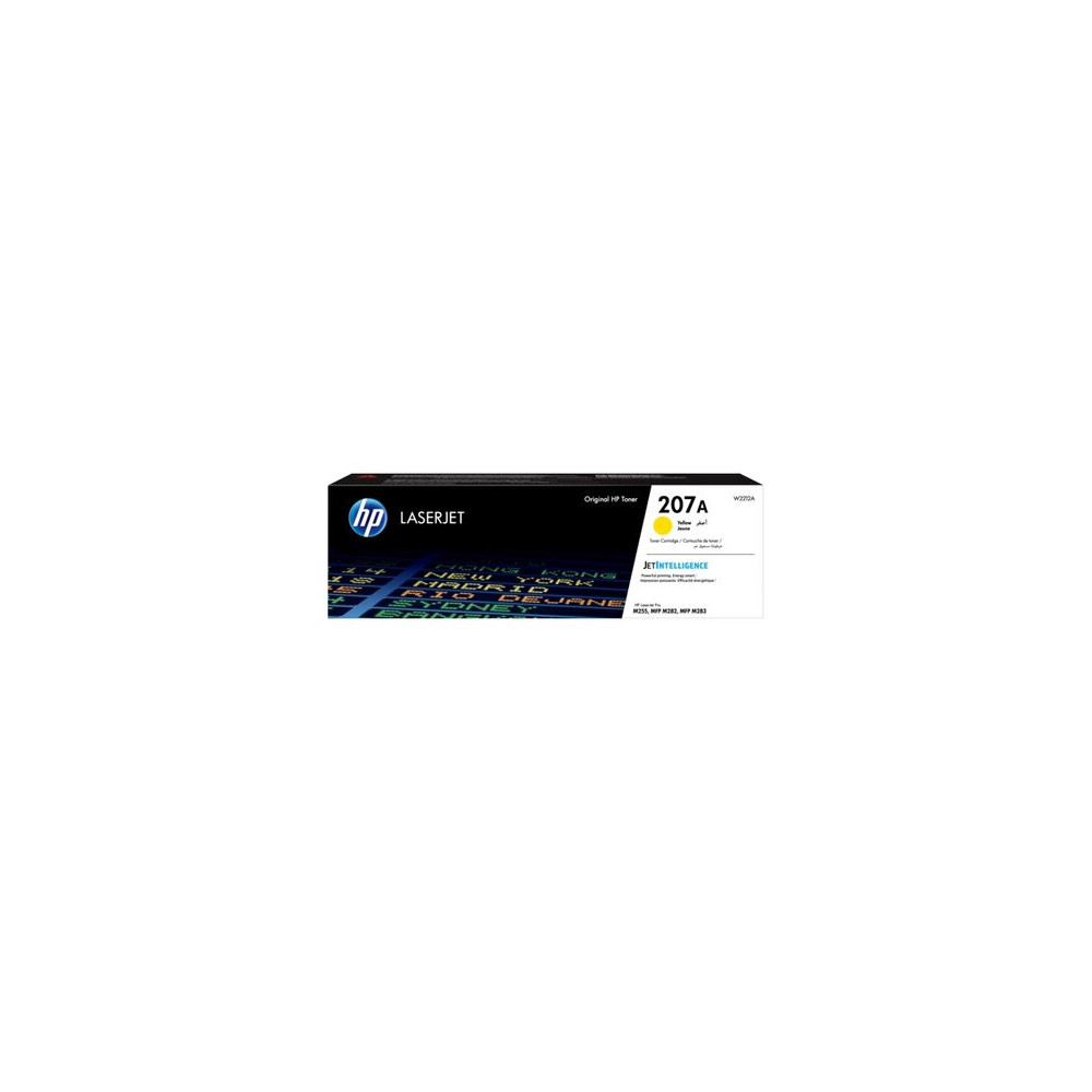 Cartouche de toner HP 207A jaune LaserJet  originale /1 250 pages W2212A