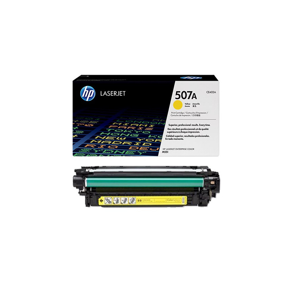 TONER ORIGINAL HP 507A - CE402A / YELLOW