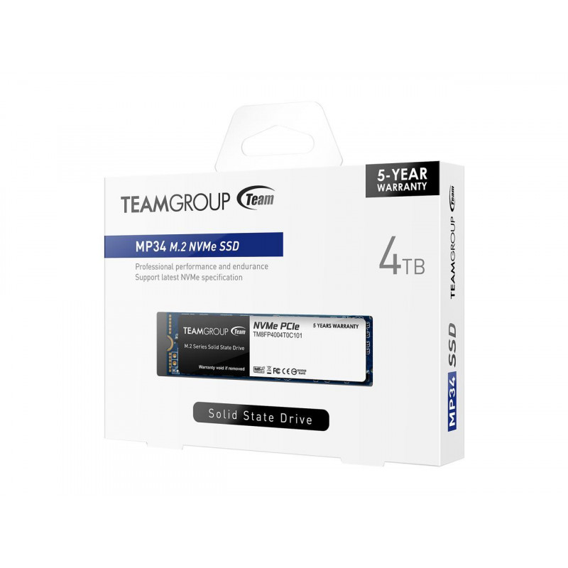 Disque Dur Interne SSD M.2 2280 TeamGroup MP34 / 4 To