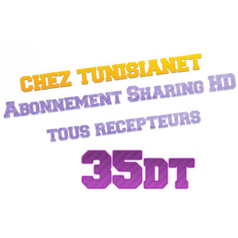 Abonnement Sharing HD tous récepteurs