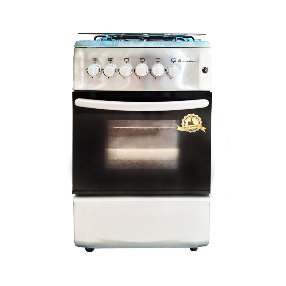 Cuisinière à Gaz SOTACER F5S40G2I 60cm x 50cm / Silver