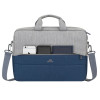 Sacoche pour pc portable 15.6" RivaCase 7532 / Gris et Bleu