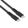 Câble RivaCase PS6005 BK12 USB-C Vers USB-C / Noir