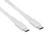 Câble RivaCase PS6005 BK12 USB-C Vers USB-C / Blanc