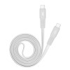 Câble RivaCase PS6005 BK12 USB-C Vers USB-C / Blanc