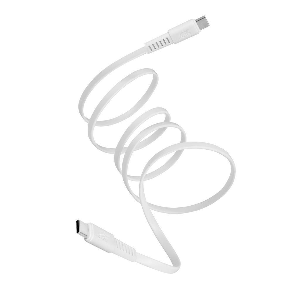 Câble RivaCase PS6005 BK12 USB-C Vers USB-C / Blanc