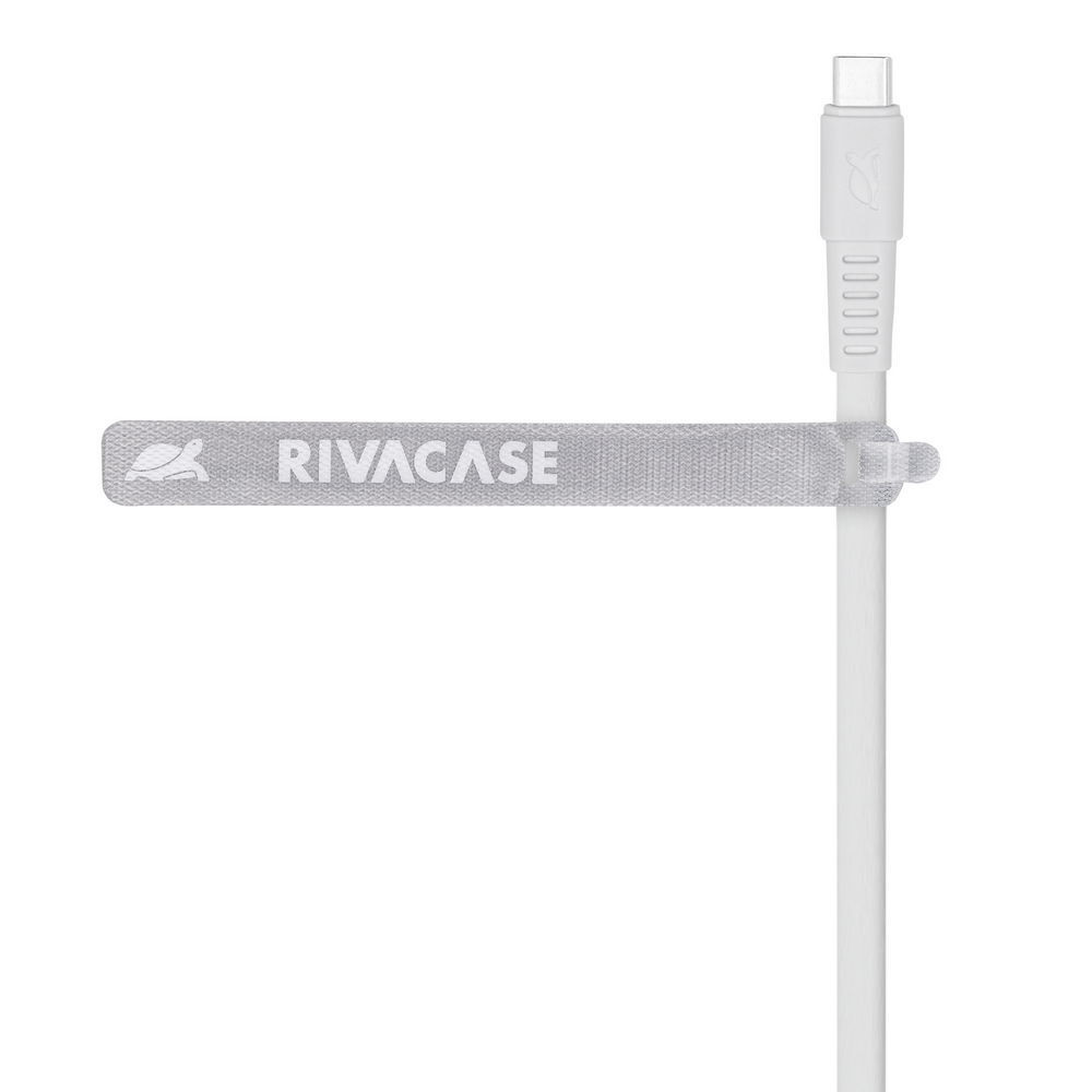 Câble RivaCase PS6005 BK12 USB-C Vers USB-C / Blanc