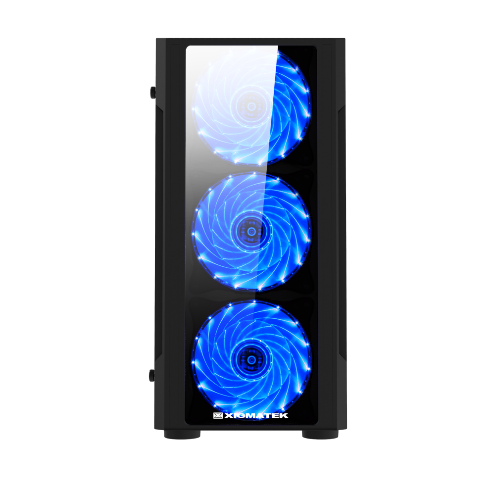 Boitier Gamer Xigmatek Scorpio II Mini Tour LED Bleu