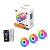 Pack de 3x Ventilateurs de Boitier 120 mm Xigmatek BX120 Galaxy III Arctic / ARGB