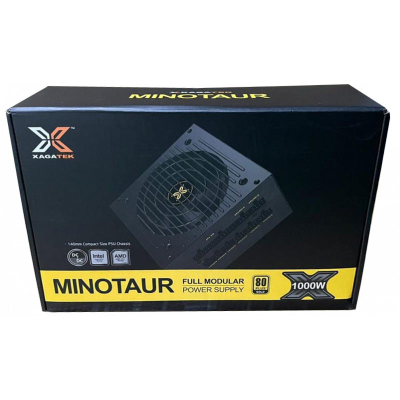 Boite d'alimentation Modulaire Gamer Xigmatek Minotaur 1000W /  Certification 80PLUS Gold