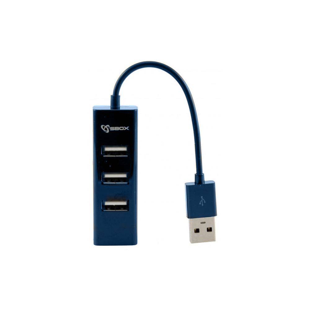 Hub USB 4 ports SBOX H-204 / Bleu
