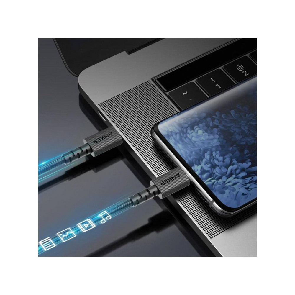 Câble USB-C vers USB-C Anker PowerLine Select+ / 1m / Noir