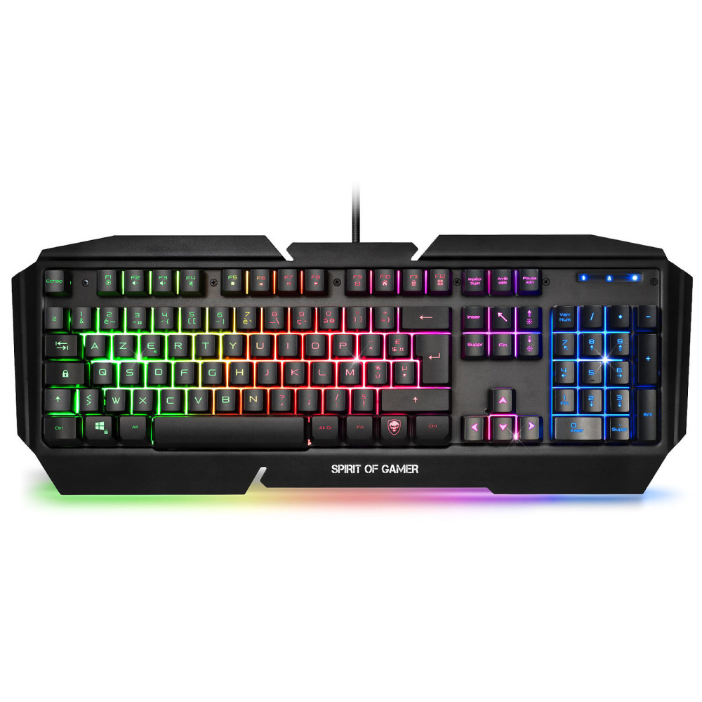 Pack Gaming Spirit Of Gamer Ultimate 3-en-1 : Clavier + Souris + Tapis