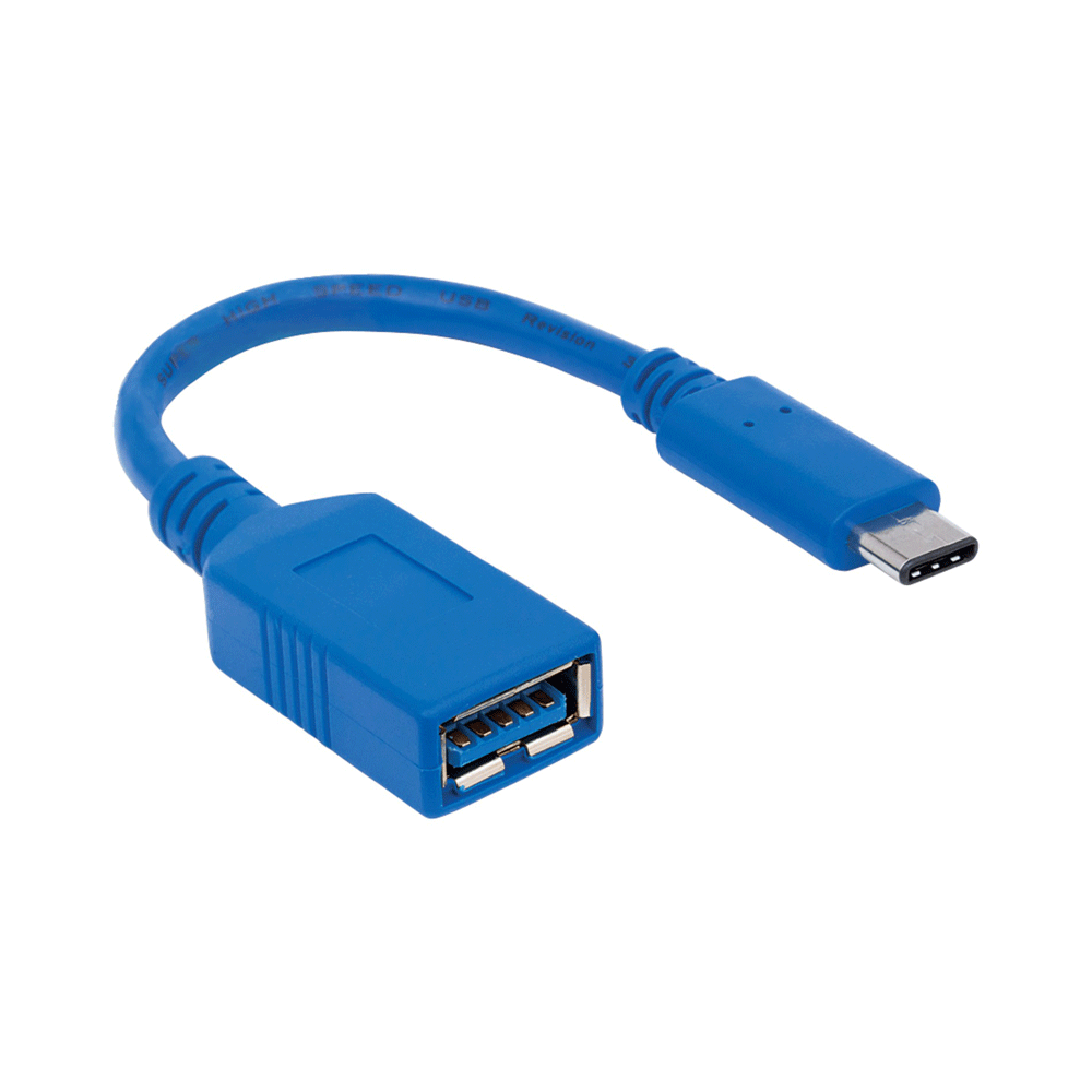 Adaptateur Manhattan USB Type C vers USB 3.0 / Bleu
