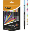 Pochette de 20 stylos feutres BIC Intensity à Pointe Fine BIC 0.4mm