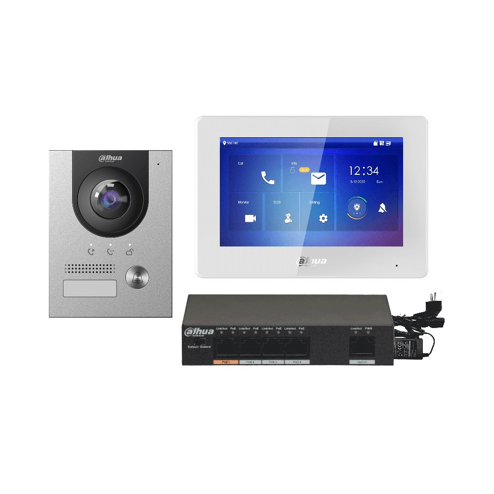 Kit Vidéophone dahua DHI-KTP04 Station de porte IP Villa