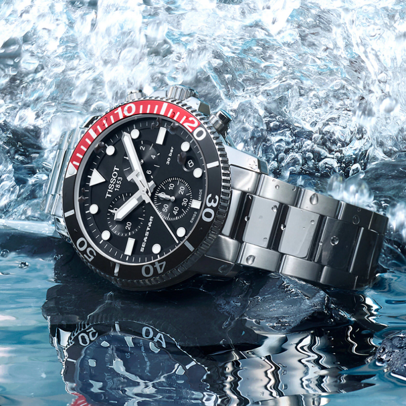 Montre Pour Homme Tissot SEASTAR 1000 CHRONOGRAPH T1204171105101