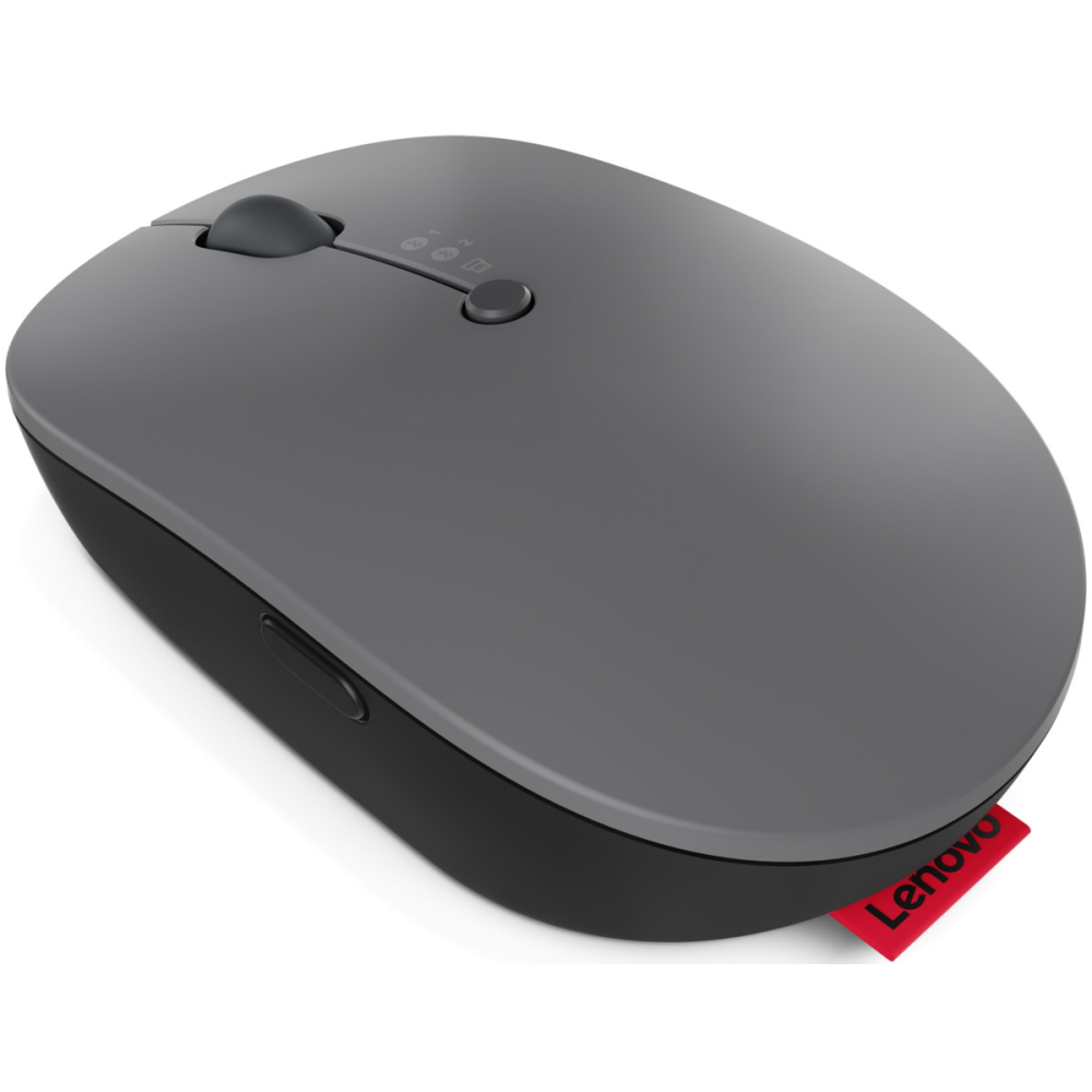 Souris Sans fil multipériphérique Lenovo Go / Gris