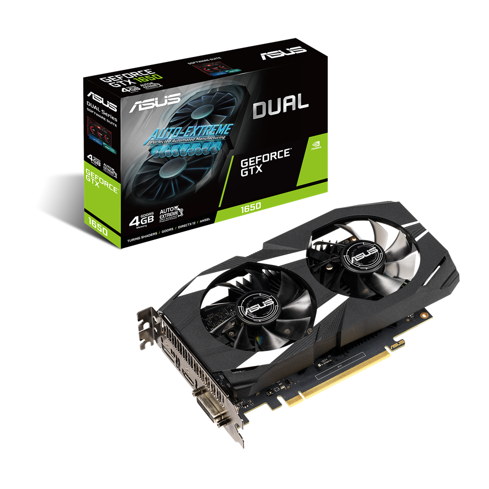Carte graphique ASUS Dual GeForce GTX 1650 / 4 Go GDDR5