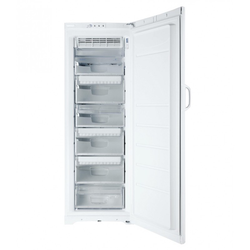 Congélateur verticale INDESIT NO FROST 7 tirroirs 360L Blanc