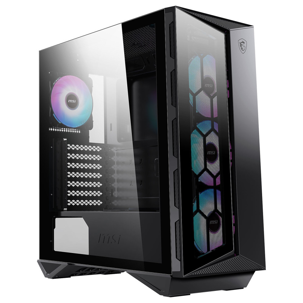 Boîtier Gaming Moyen Tour MSI MPG GUNGNIR 110R / ATX / RGB / Noir