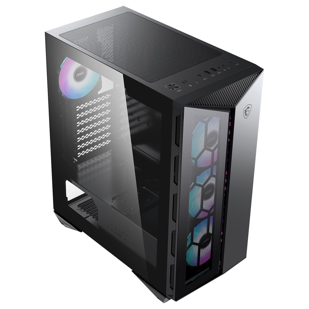Boîtier Gaming Moyen Tour MSI MPG GUNGNIR 110R / ATX / RGB / Noir
