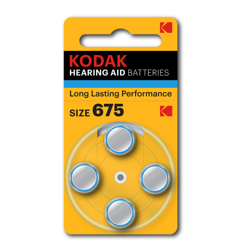 4x Piles Kodak Hearing 675