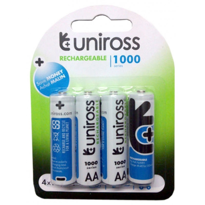 Uniross Batterie 2.4 v - 400 mAh - Uniross AAA - avec cosses à