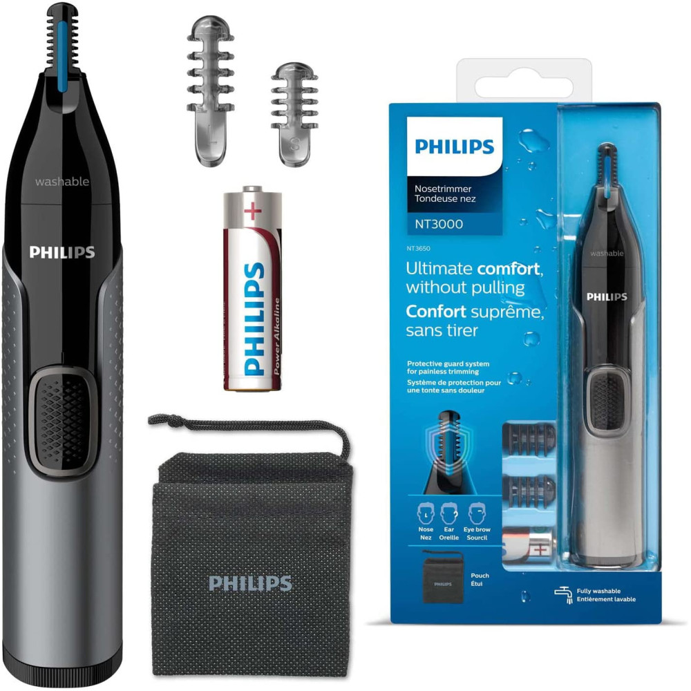 Tondeuse nez, oreilles et sourcils Philips Nose trimmer series 3000 NT3650/16