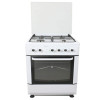 Cuisinière à gaz ProCook TG6640BL / 60cm / Blanc