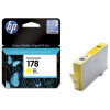 Cartouche d'encre authentique HP 178 / Jaune