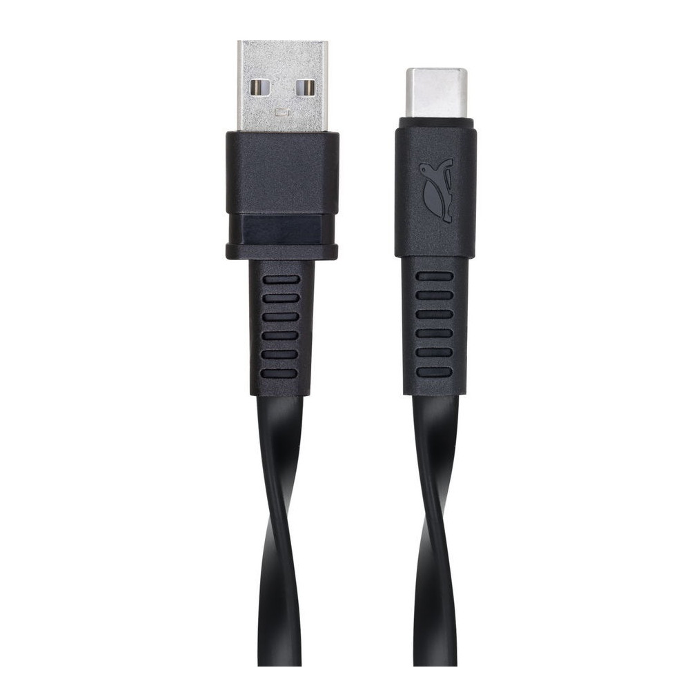 Câble RivaCase PS6002 WT21 USB Vers USB Type C / Noir