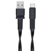 Câble RivaCase PS6002 WT21 USB Vers USB Type C / Noir