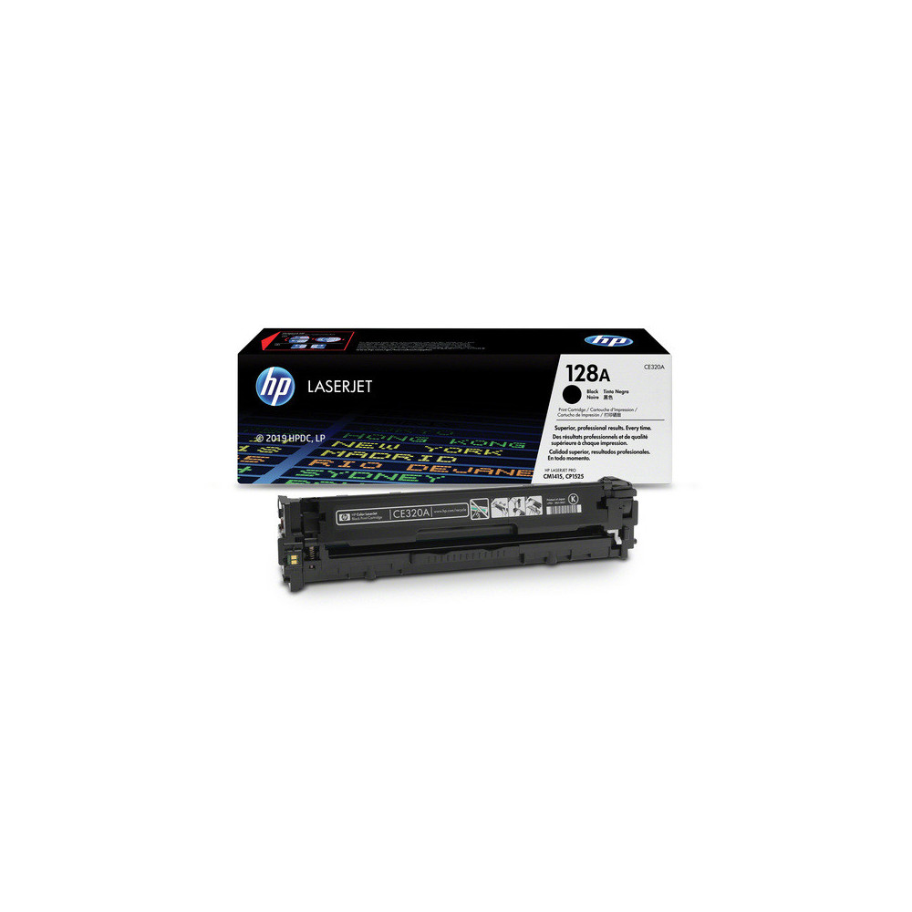 TONER ORIGINAL HP 128A - CE320A / NOIR