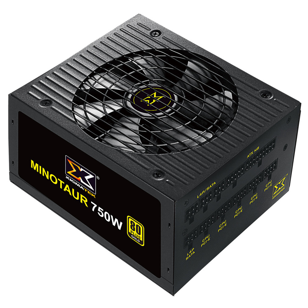 Boite d'alimentation Modulaire Gamer Xigmatek Minotaur 750W / Certification 80PLUS Gold