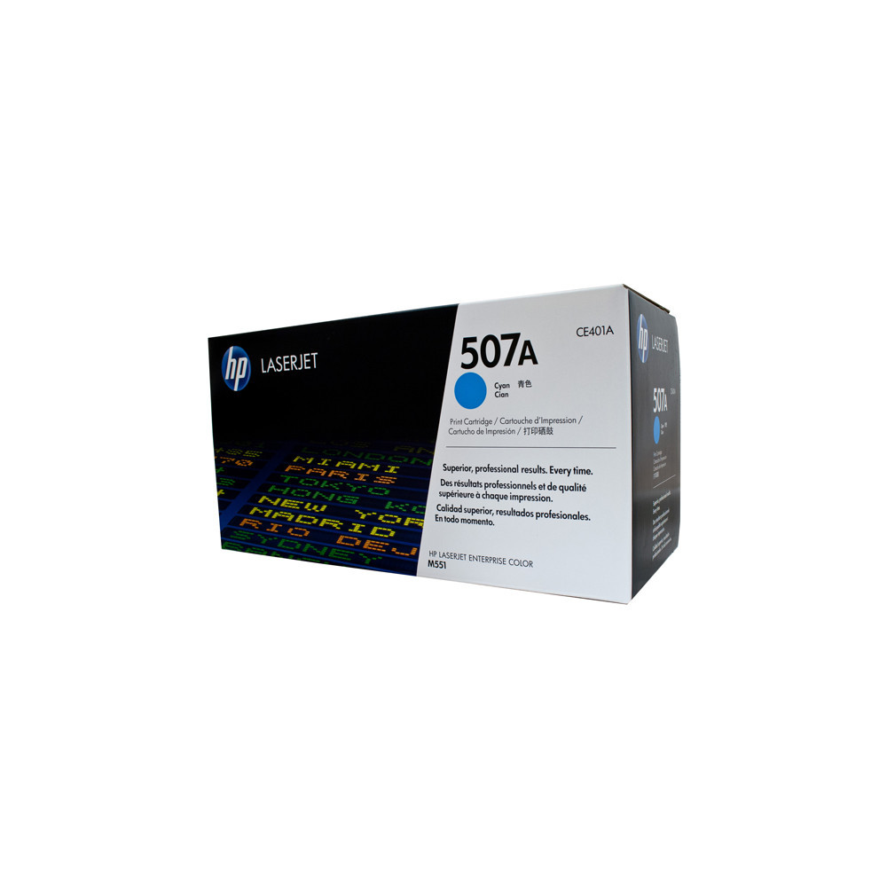 TONER ORIGINAL HP 507A - CE401A / CYAN