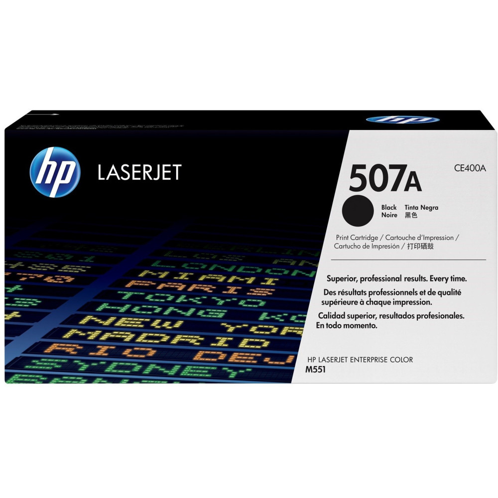 TONER ORIGINAL HP 507A - CE400A / NOIR