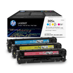 Pack de 3 toners HP 305A...