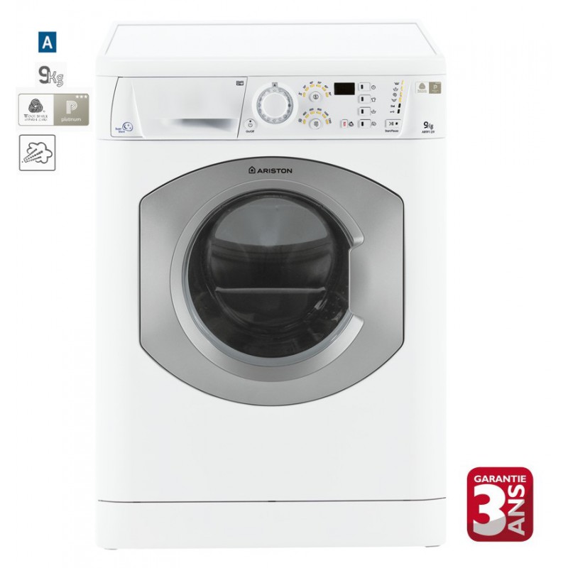 Automatique 9kg 1200 trs avec afficheur porte silver à vapeur 