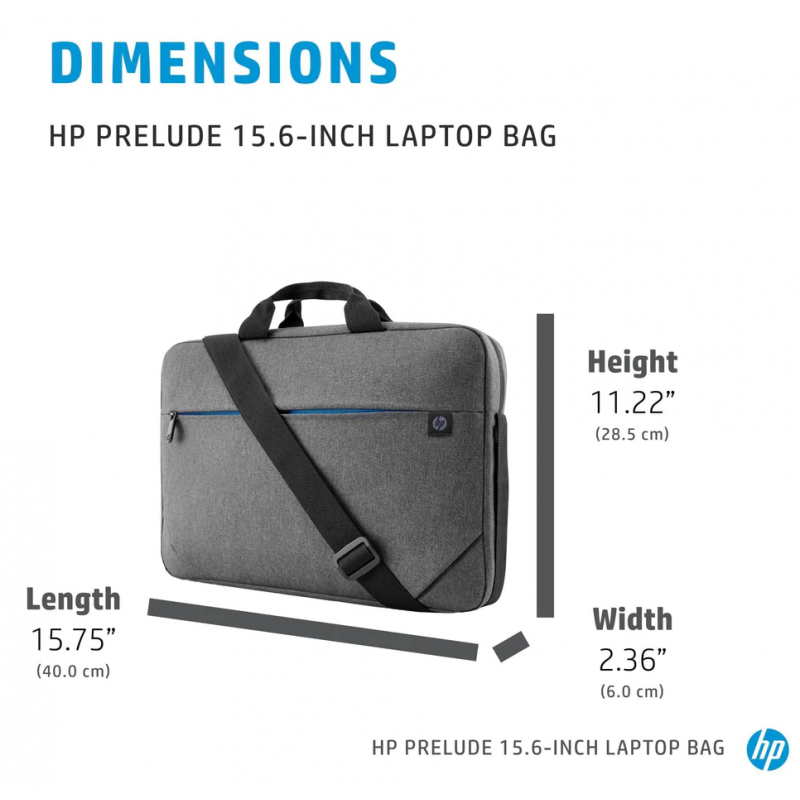 Sacoche pour ordinateur portable HP Prelude 15,6 / Gris