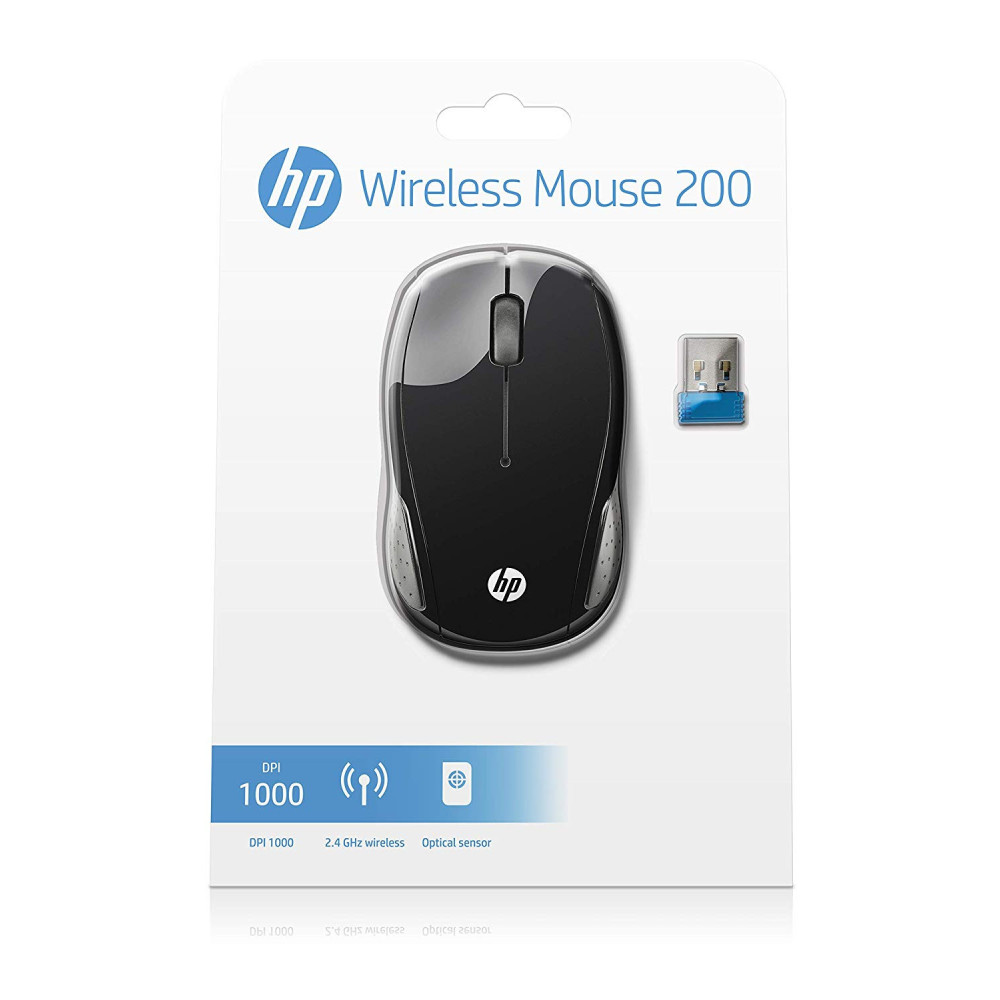Souris sans fil HP 200 / Noir