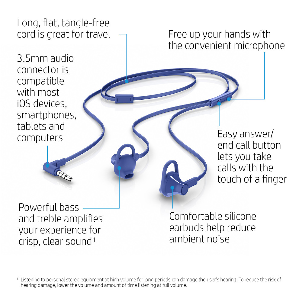 Ecouteurs intra-auriculaire HP 150