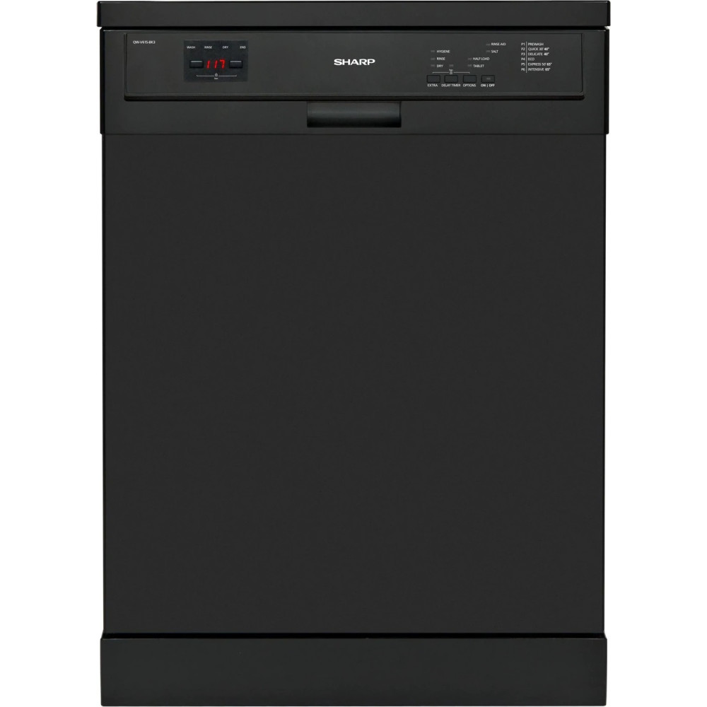 Lave Vaisselle Sharp 15 Couverts / Noir (QW-V615-BK3)