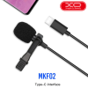Micro-cravate XO MKF02 USB-C / Noir