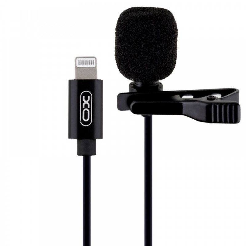 Micro-cravate XO MKF02 Lightning pour iPhone / Noir