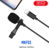 Micro-cravate XO MKF02 Lightning pour iPhone / Noir