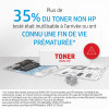 Cartouche de toner HP 410A  LaserJet jaune originale / 2 300 pages CF412A